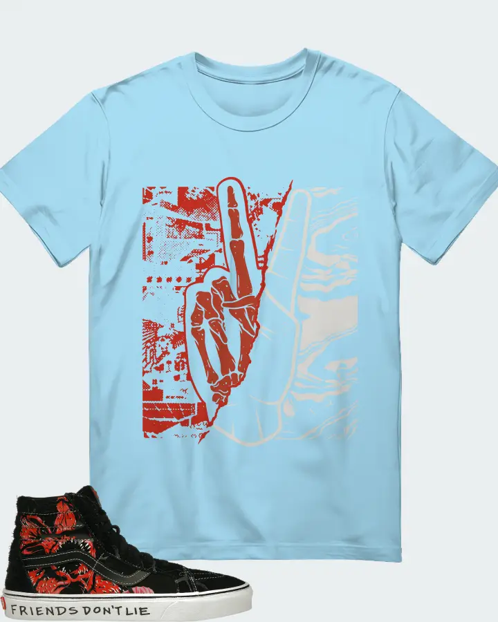 Vans Sk8-Hi Reissue Sneaker Matching T-Shirt - Peace of mind