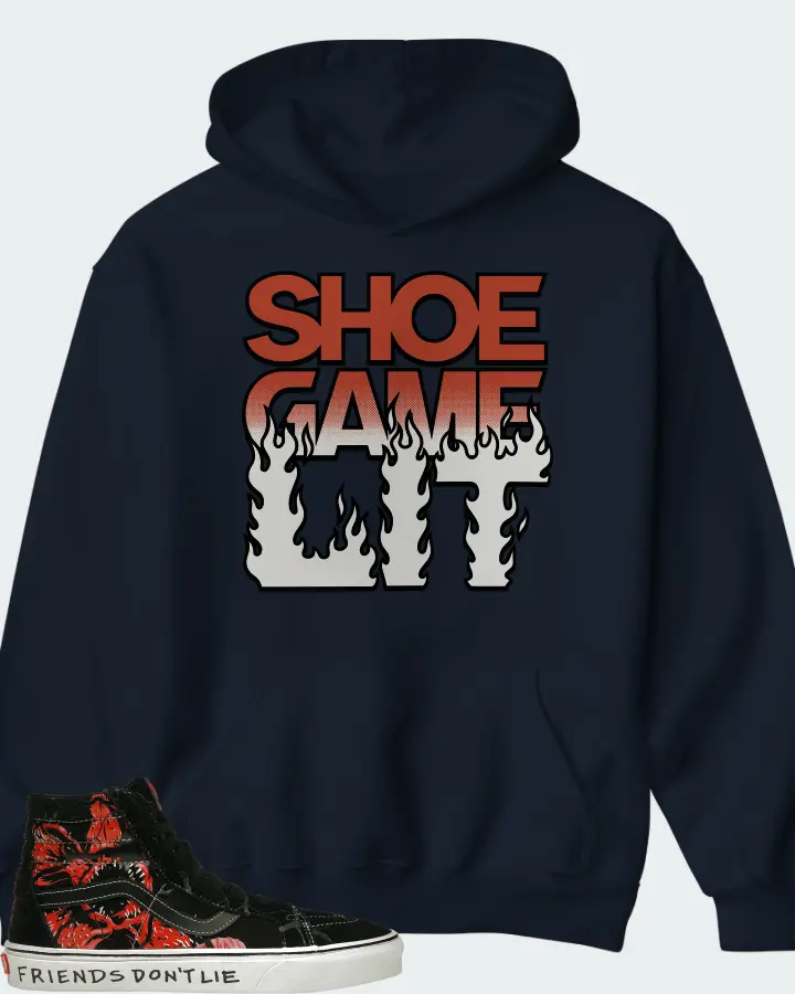 Vans Sk8-Hi Reissue Sneaker Matching Navy Hoodie - Shoe Game Lit Refreshed