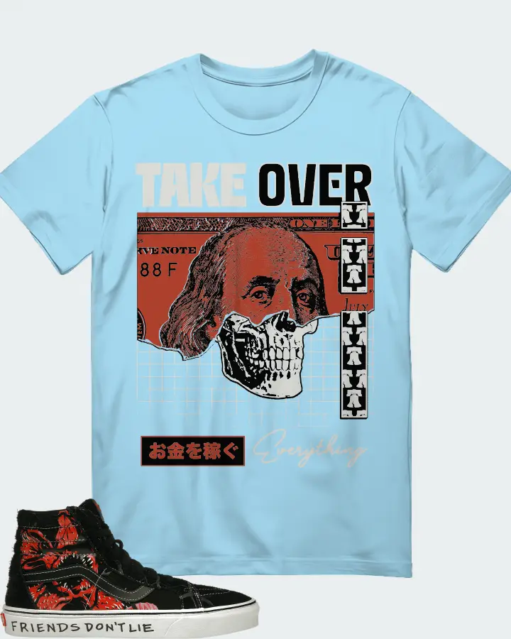 Vans Sk8-Hi Reissue Sneaker Matching T-Shirt - Take Over