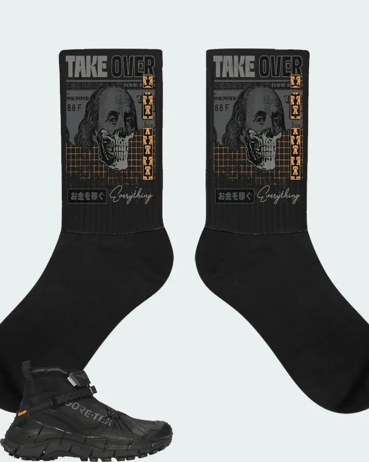 Reebok Zig Kinetica II Edge Sneaker Matching Black Socks - Take Over