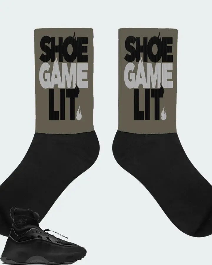 adidas Ozmorphis Sneaker Matching Army Green Socks - Shoe Game Lit Classic