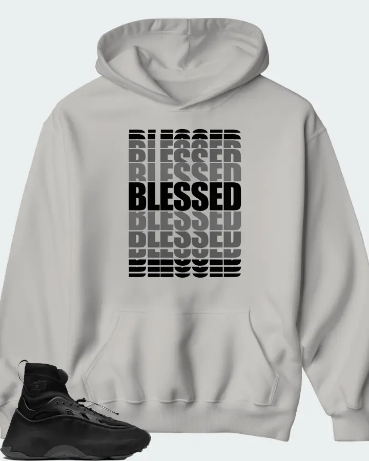 adidas Ozmorphis Sneaker Matching Grey Hoodie - BLESSED Many Times