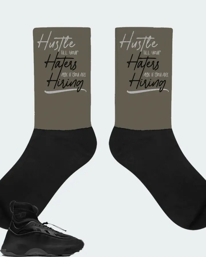 adidas Ozmorphis Sneaker Matching Army Green Socks - HUSTLE TILL YOUR HATERS ASK