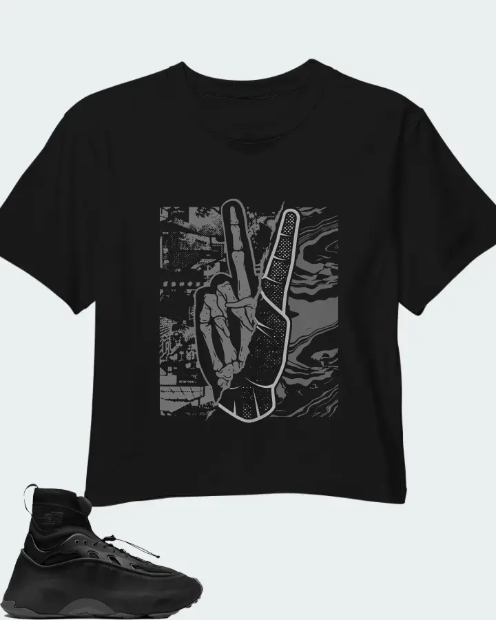 adidas Ozmorphis Sneaker Matching Black Crop Top - Peace of mind