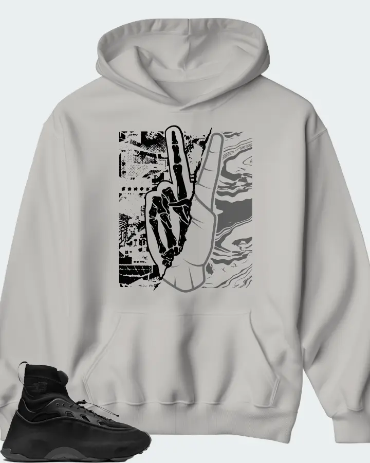 adidas Ozmorphis Sneaker Matching Grey Hoodie - Peace of mind