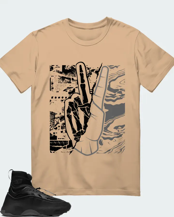 adidas Ozmorphis Sneaker Matching Tan T-Shirt - Peace of mind