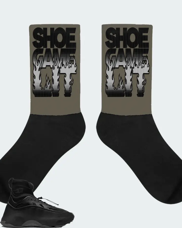 adidas Ozmorphis Sneaker Matching Army Green Socks - Shoe Game Lit Refreshed