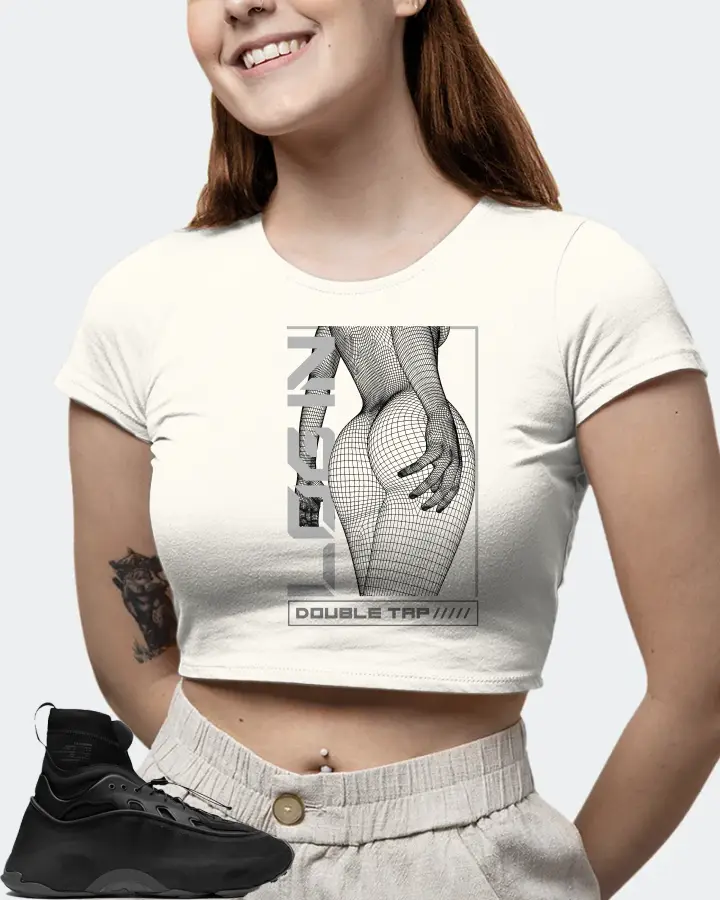adidas Ozmorphis Sneaker Matching Ecru White Crop Top (LOGIN) - View 6