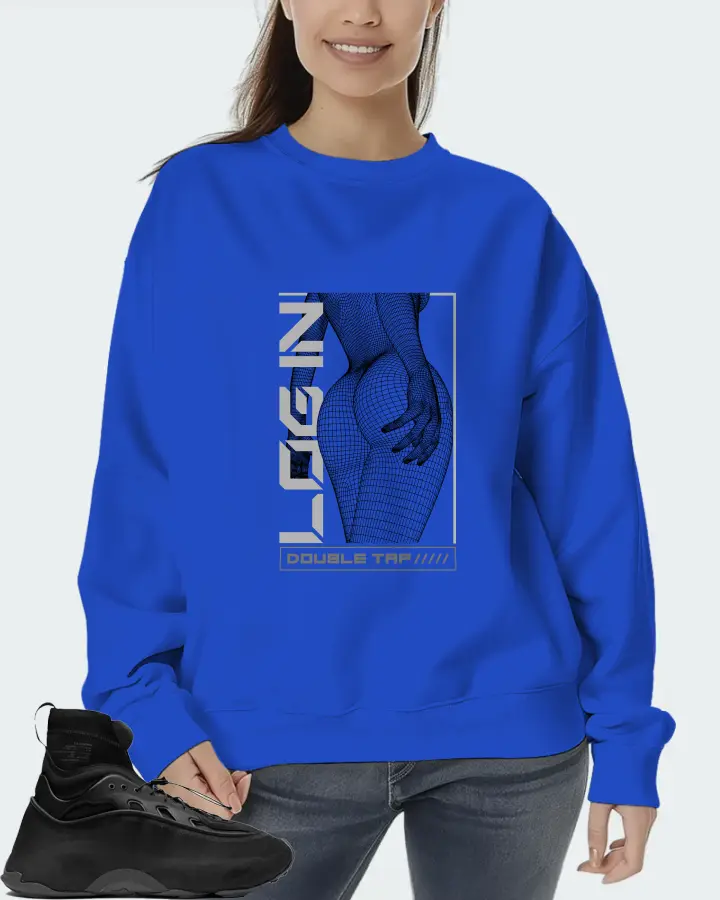 adidas Ozmorphis Sneaker Matching Royal Blue Sweatshirt (LOGIN) - View 5