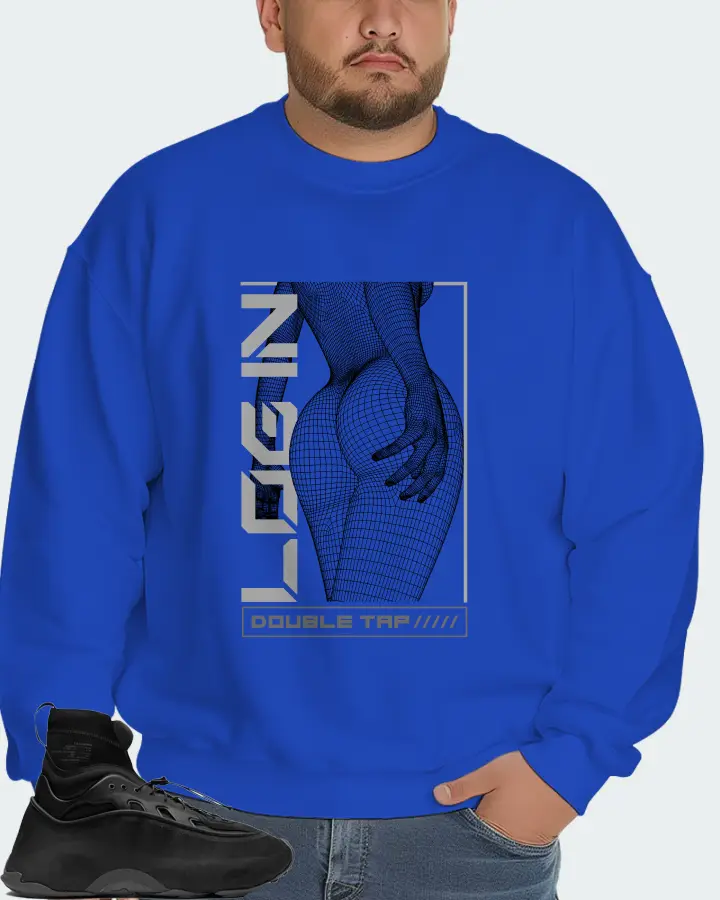 adidas Ozmorphis Sneaker Matching Royal Blue Sweatshirt (LOGIN) - View 6