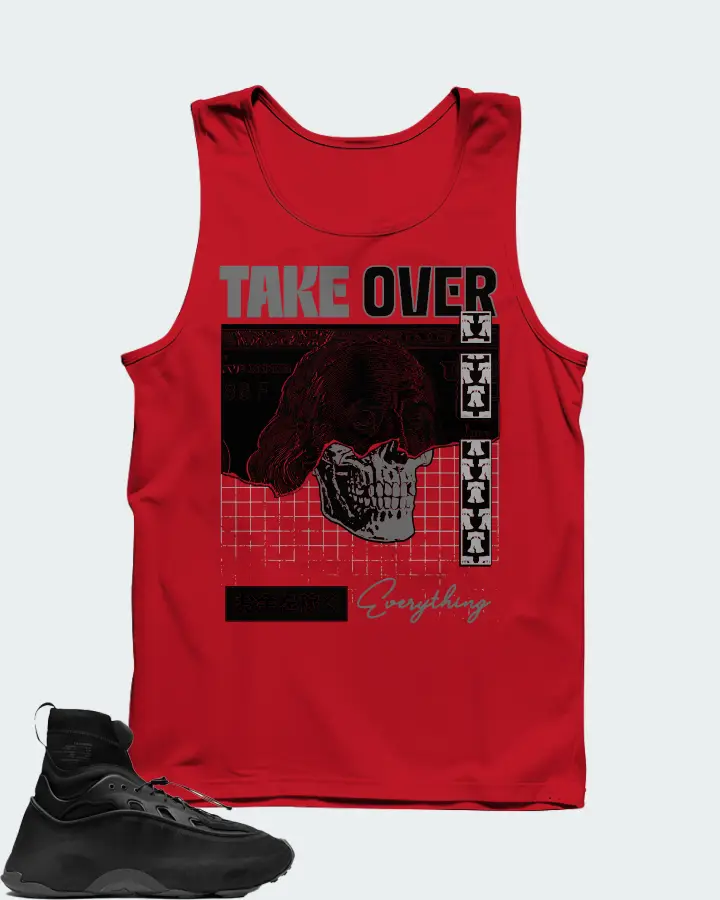adidas Ozmorphis Sneaker Matching Red Tank Top - Take Over
