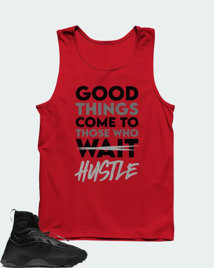 adidas Ozmorphis Sneaker Matching Red Tank Top - Good Things Come