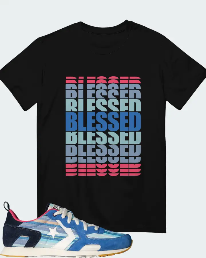 Converse Thunderbolt 84  CLOT Tex-Mex Sneaker Matching Black T-Shirt - BLESSED Many Times