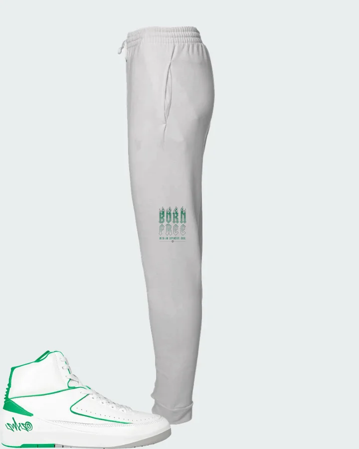 Air Jordan 2 Retro Lucky Green Matching Joggers