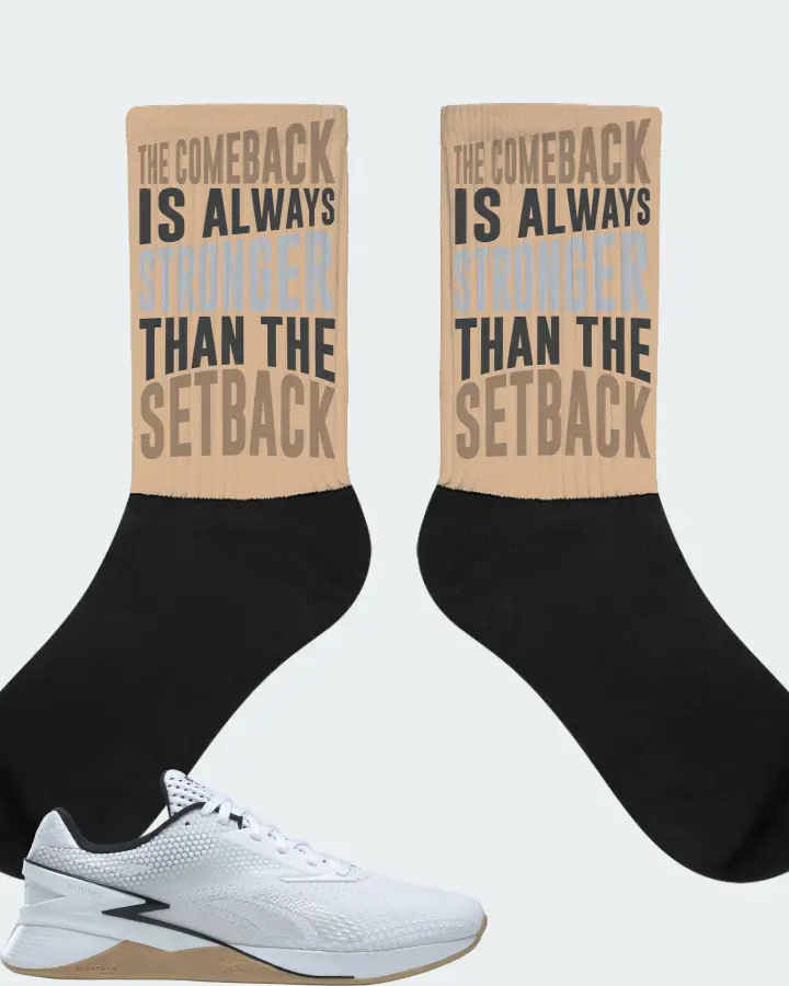 Reebok Nano X3 Sneaker Matching Cream Socks - The Comeback
