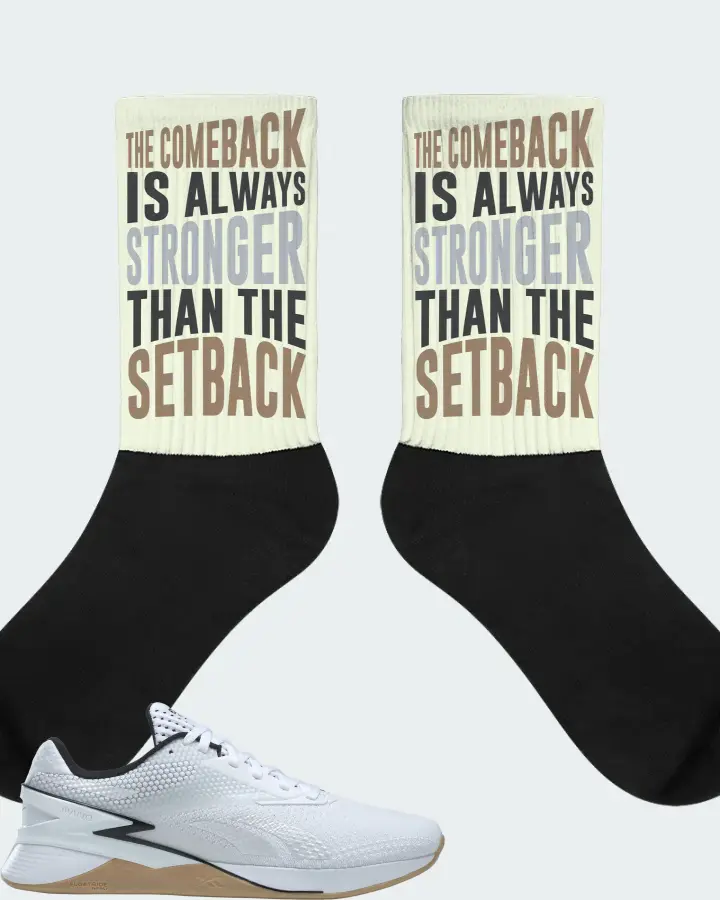 Reebok Nano X3 Sneaker Matching Citron Socks - The Comeback