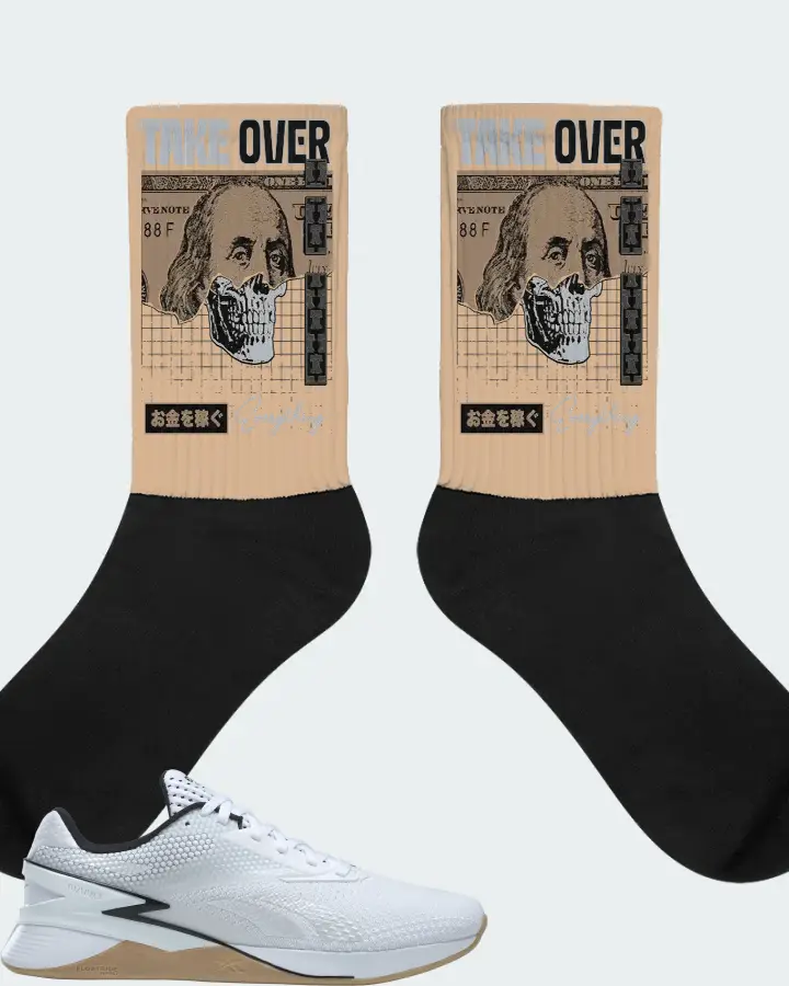 Reebok Nano X3 Sneaker Matching Cream Socks - Take Over
