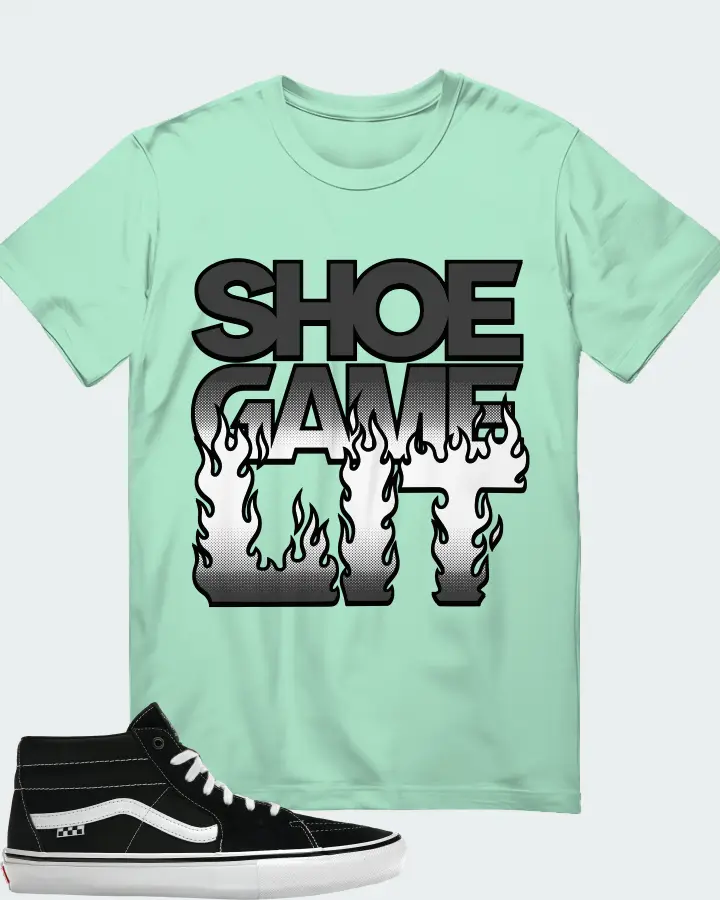 Vans Skate Grosso Mid Sneaker Matching Mint T-Shirt - Shoe Game Lit Refreshed
