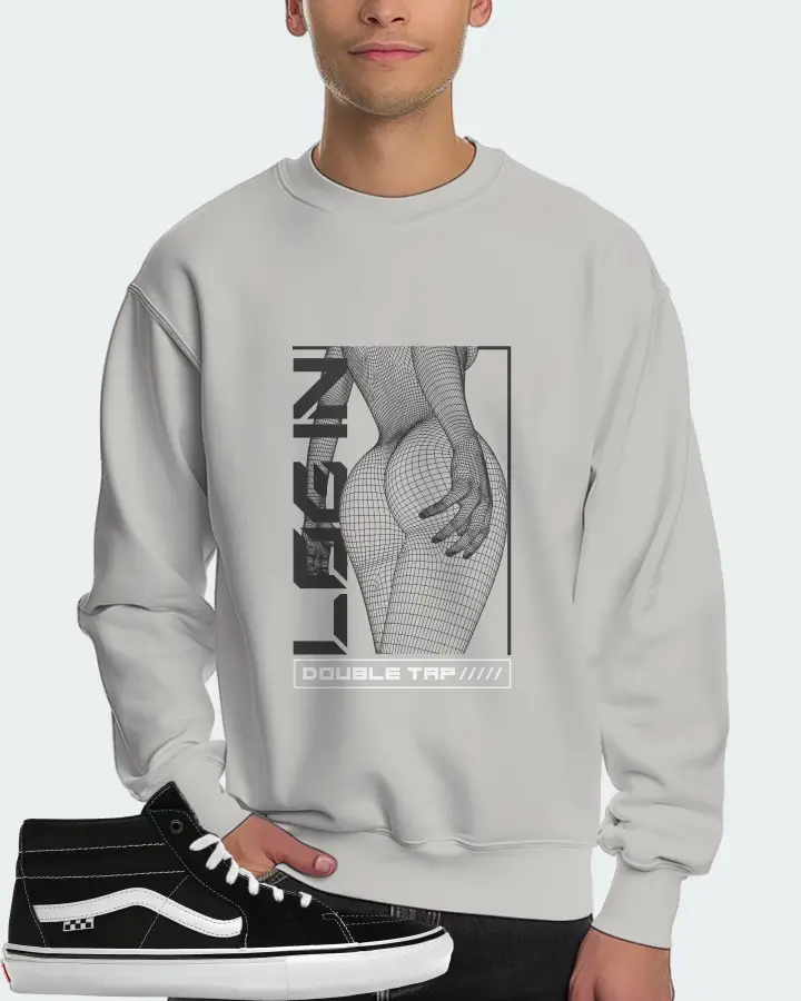 Vans Skate Grosso Mid Sneaker Matching Grey Sweatshirt (LOGIN) - View 4