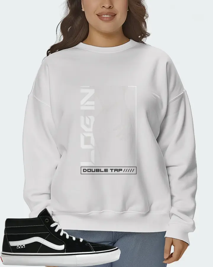 Vans Skate Grosso Mid Sneaker Matching White Sweatshirt (LOGIN) - View 7