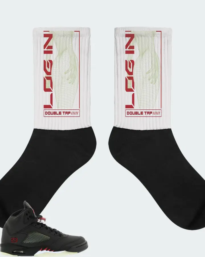 Socks in White