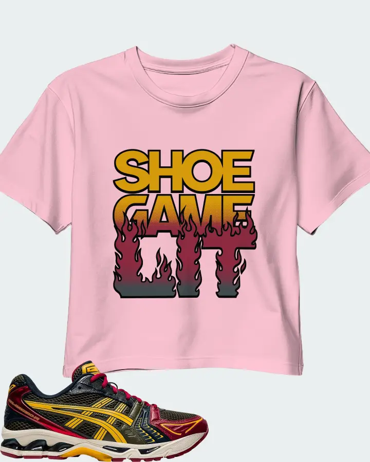 ASICS Gel-Kayano 14 Sneaker Matching Pink Crop Top - Shoe Game Lit Refreshed