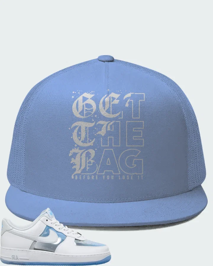 Nike Air Force 1 White University Blue Matching Hat