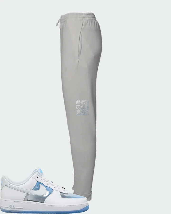 Nike Air Force 1 White University Blue Matching Joggers