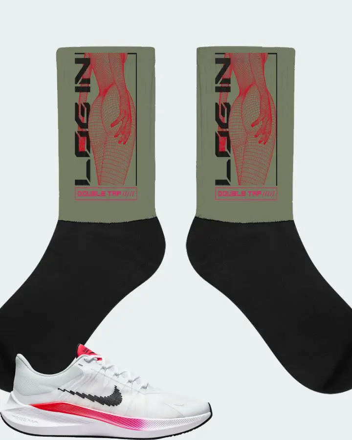 Socks in Olive
