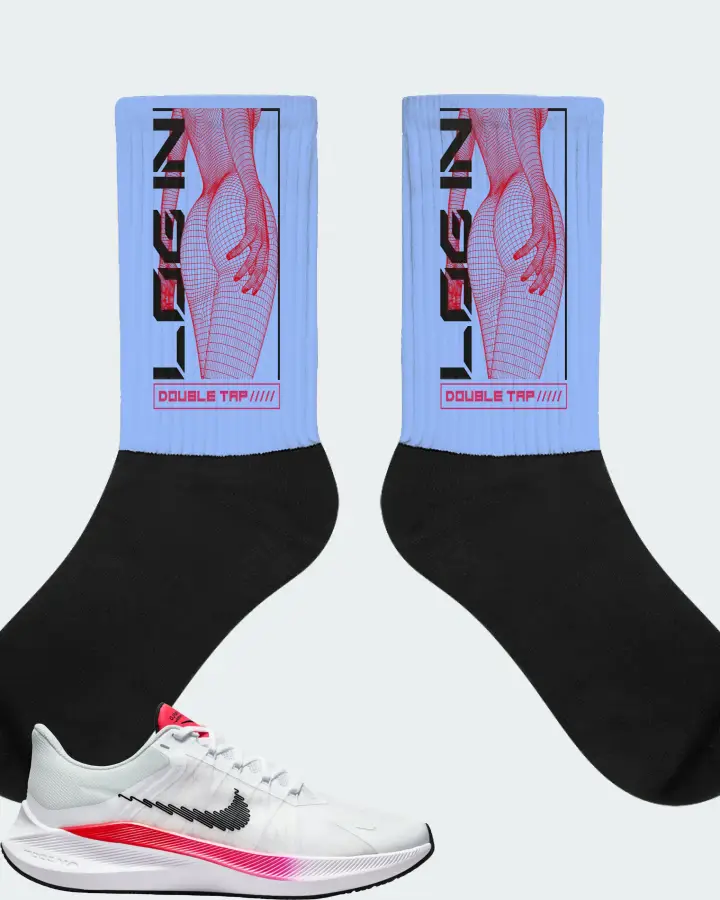 Socks in Carolina Blue