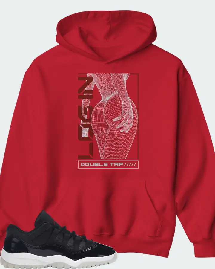 Hoodie in Red