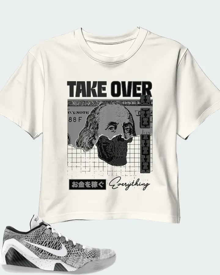 Nike Kobe 9 Elite Low Sneaker Matching Ecru White Crop Top - Take Over