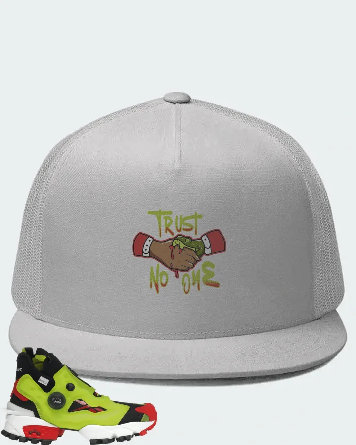 Reebok Instapump Fury X GTX Sneaker Matching White Hat - Trust No One