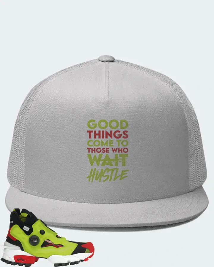 Reebok Instapump Fury X GTX Sneaker Matching White Hat - Good Things Come