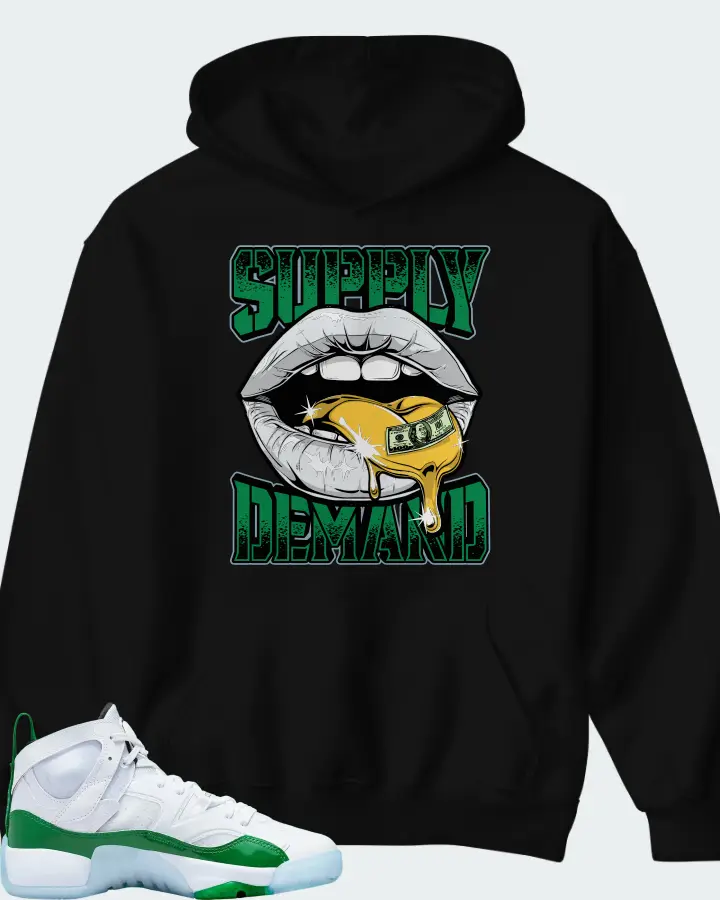 Air Jordan Two Trey Lucky Green Matching Hoodie