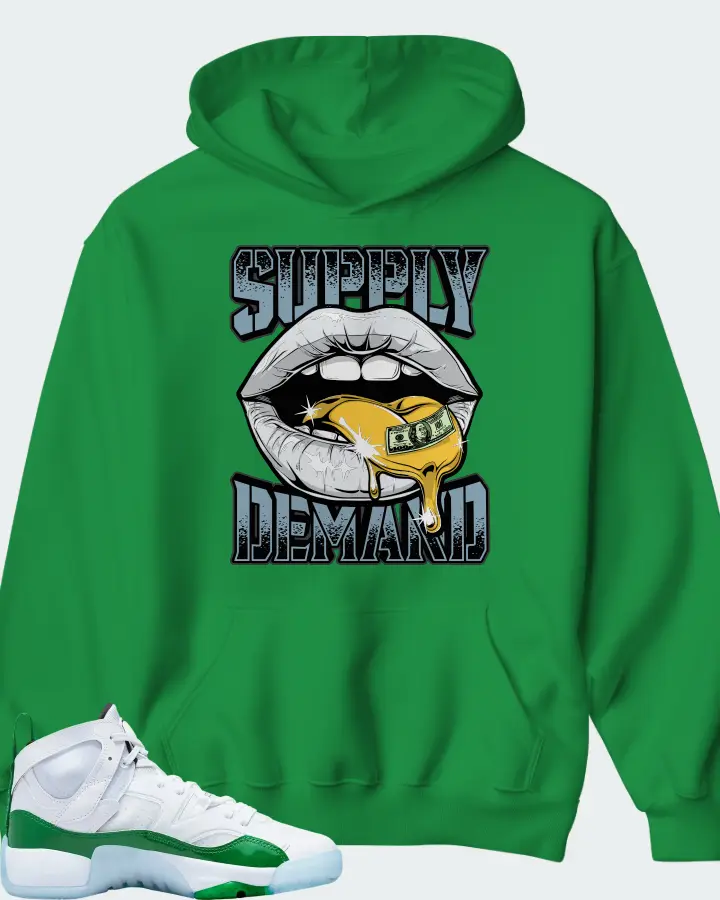 Air Jordan Two Trey Lucky Green Matching Hoodie