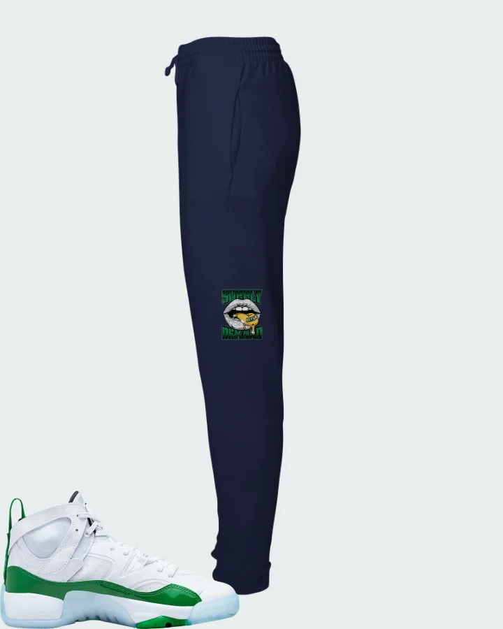 Air Jordan Two Trey Lucky Green Matching Joggers