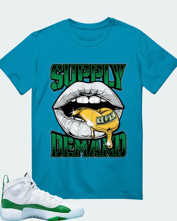 Air Jordan Two Trey Lucky Green Matching T-Shirt