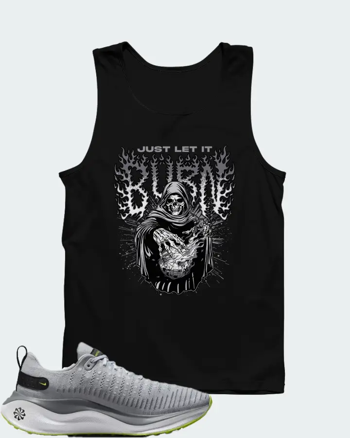 Nike InfinityRN 4 Wolf Grey Matching Tank Top