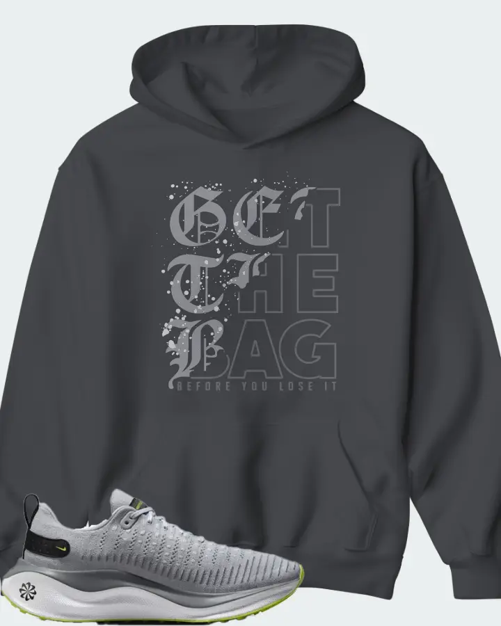 Nike InfinityRN 4 Wolf Grey Matching Hoodie