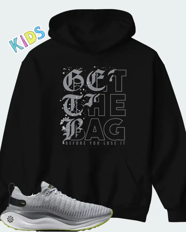 Nike InfinityRN 4 Wolf Grey Matching Kid's Hoodie