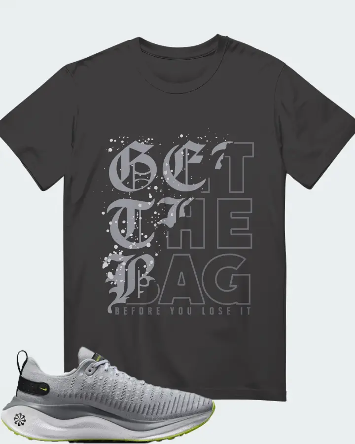 Nike InfinityRN 4 Wolf Grey Matching T-Shirt