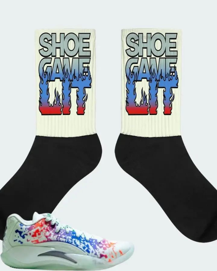 Nike Zion 3 Sneaker Matching Citron Socks - Shoe Game Lit Refreshed