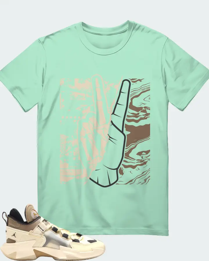Jordan Why Not .5 Sneaker Matching Mint T-Shirt - Peace of mind
