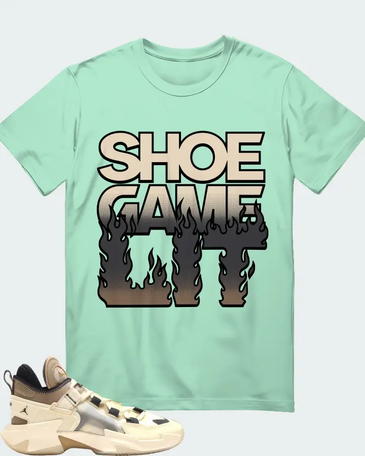 Jordan Why Not .5 Sneaker Matching Mint T-Shirt - Shoe Game Lit Refreshed