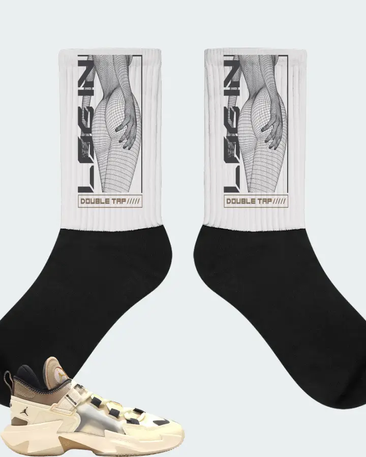 Socks in White