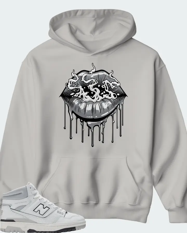 New Balance 650 - White/Grey Matching Hoodie