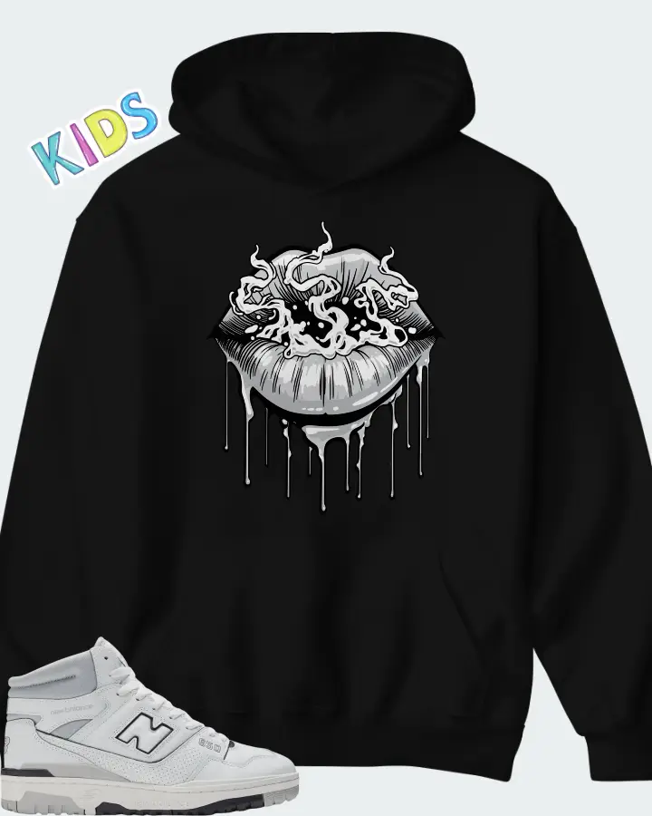 New Balance 650 - White/Grey Matching Kid's Hoodie