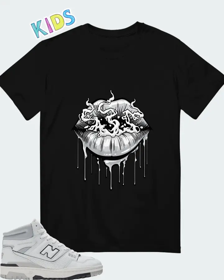 New Balance 650 - White/Grey Matching Kid's T-Shirt
