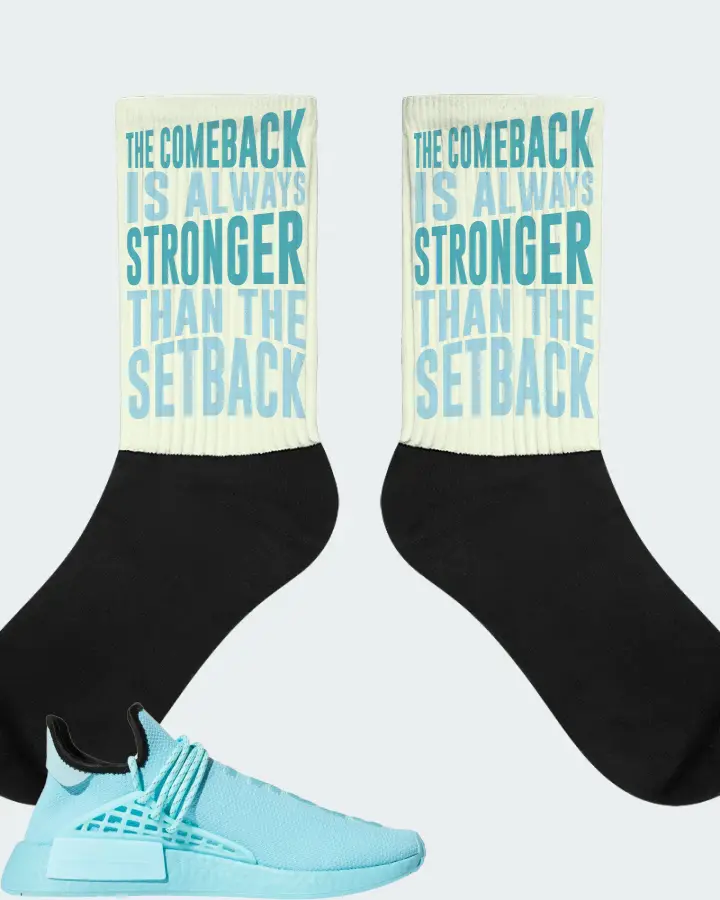 adidas NMD Hu Sneaker Matching Citron Socks - The Comeback